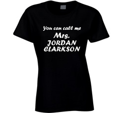 You Can Call Me Mrs Jordan Clarkson Los Angeles L Basketball Team Fan Ladies T Shirt You Can Call Me Mrs Jordan Clarkson Los Angeles L Basketball Team Fan Ladies T Shirt