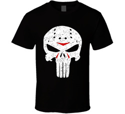 Jason Voorhees Punisher Mask Mashup Parody Grunge Look Friday The 13th Halloween T Shirt Jason Voorhees Punisher Mask Mashup Parody Grunge Look Friday The 13th Halloween T Shirt