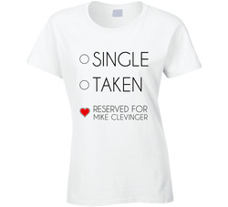 Single Taken Reserved For Mike Clevinger Cleveland Baseball Team Fan Ladies T Shirt
