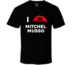 I Heart Mitchel Musso Male Actor Movie Fan T Shirt