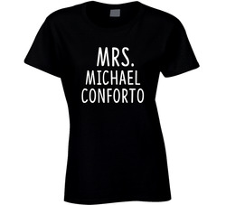 Mrs Michael Conforto New York M Baseball Team Fan Ladies T Shirt