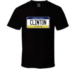 Pennsylvania Custom Name License Plate Customizable T Shirt