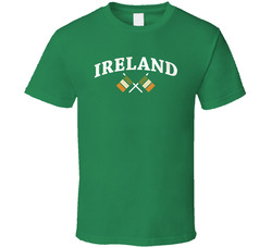 Ireland Flag Green Irish St Patrick's Day T Shirt