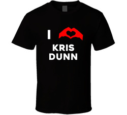 I Heart Kris Dunn Chicago Basketball Team Fan T Shirt
