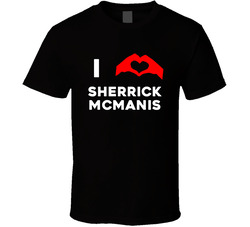 I Heart Sherrick Mcmanis Chicago Football Team Fan T Shirt I Heart Sherrick Mcmanis Chicago Football Team Fan T Shirt