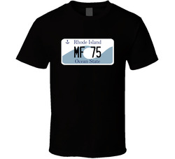 Rhode Island Custom Name License Plate Customizable T Shirt Rhode Island Custom Name License Plate Customizable T Shirt