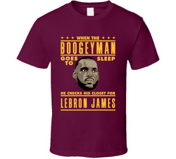 Boogeyman Checks Closet For Lebron James Cleveland Basketball Fan T Shirt Boogeyman Checks Closet For Lebron James Cleveland Basketball Fan T Shirt