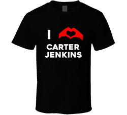 I Heart Carter Jenkins Male Actor Movie Fan T Shirt I Heart Carter Jenkins Male Actor Movie Fan T Shirt