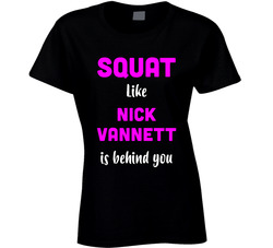 Squat Like Nick Vannett Seattle Football Team Fan Ladies T Shirt Squat Like Nick Vannett Seattle Football Team Fan Ladies T Shirt