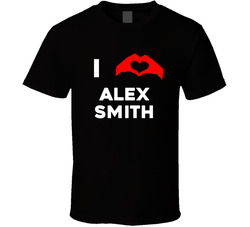 I Heart Alex Smith Kansas City Football Team Fan T Shirt I Heart Alex Smith Kansas City Football Team Fan T Shirt