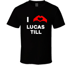 I Heart Lucas Till Male Actor Movie Fan T Shirt I Heart Lucas Till Male Actor Movie Fan T Shirt