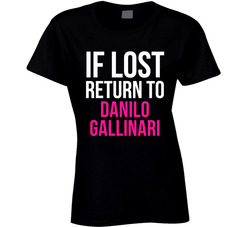 If Lost Return To Danilo Gallinari Denver Basketball Team Fan Ladies T Shirt If Lost Return To Danilo Gallinari Denver Basketball Team Fan Ladies T Shirt