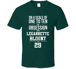 On A Scale Of One To Ten My Obsession With Legarrette Blount Is 29 Philadelphia Football Fan T Shirt On A Scale Of One To Ten My Obsession With Legarrette Blount Is 29 Philadelphia Football Fan T Shirt