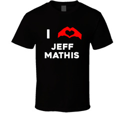 I Heart Jeff Mathis Arizona Baseball Team Fan T Shirt I Heart Jeff Mathis Arizona Baseball Team Fan T Shirt