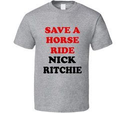Save A Horse Ride Cool Male Actor Movie Fan Customizable T Shirt Save A Horse Ride Cool Male Actor Movie Fan Customizable T Shirt