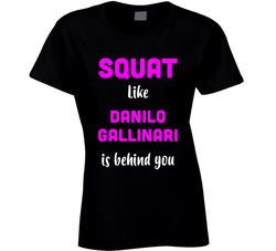 Squat Like Danilo Gallinari Denver Basketball Team Fan Ladies T Shirt Squat Like Danilo Gallinari Denver Basketball Team Fan Ladies T Shirt