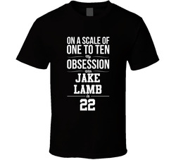 On A Scale Of One To Ten My Obsession With Jake Lamb Is 22 Arizona Baseball Fan T Shirt On A Scale Of One To Ten My Obsession With Jake Lamb Is 22 Arizona Baseball Fan T Shirt