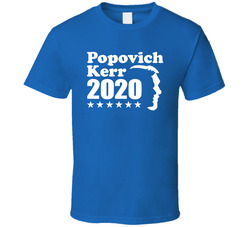 Popovich Kerr For President 2020 Golden State Basketball Election Parody Fan T Shirt Popovich Kerr For President 2020 Golden State Basketball Election Parody Fan T Shirt