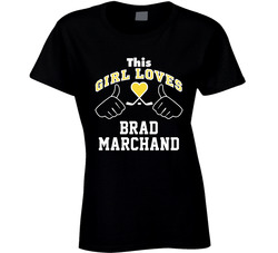 This Girl Loves Brad Marchand Boston Hockey Fan Sports Ladies T Shirt This Girl Loves Brad Marchand Boston Hockey Fan Sports Ladies T Shirt