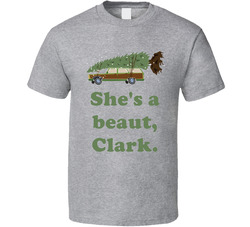 She's A Beaut Clark National Lampoons Christmas Vacation Wagon Gift T Shirt She's A Beaut Clark National Lampoons Christmas Vacation Wagon Gift T Shirt