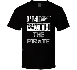 Im With Pirate Funny Stupid Couple Costume Halloween T Shirt Im With Pirate Funny Stupid Couple Costume Halloween T Shirt