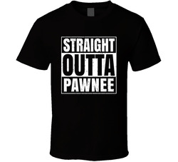 Straight Outta Pawnee Illinois City Compton Parody Grunge T Shirt Straight Outta Pawnee Illinois City Compton Parody Grunge T Shirt