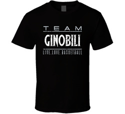 Manu Ginobili Live Love San Antonio Basketball Team Fan Sports T Shirt Manu Ginobili Live Love San Antonio Basketball Team Fan Sports T Shirt