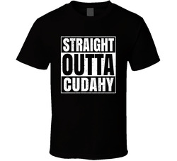 Straight Outta Cudahy Wisconsin City Compton Parody Grunge T Shirt Straight Outta Cudahy Wisconsin City Compton Parody Grunge T Shirt