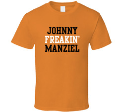 Johnny Freakin' Manziel Cleveland Football Player Cool Fan T Shirt