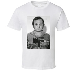 John Belushi Blues Brothers Retro Arrested Celebrity Mugshot Vintage Grunge Look T Shirt John Belushi Blues Brothers Retro Arrested Celebrity Mugshot Vintage Grunge Look T Shirt