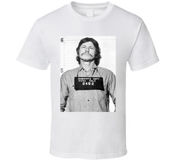 Charles Bronson Celebrity Mugshot Vintage Grunge Look Fan T Shirt Charles Bronson Celebrity Mugshot Vintage Grunge Look Fan T Shirt