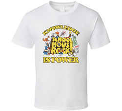 School House Rock Knowledge Is Power T Shirt School House Rock Knowledge Is Power T Shirt