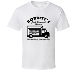 Bobbitt's Junk Removal Service Funny Lorena Bobbitt Scandal T Shirt Bobbitt's Junk Removal Service Funny Lorena Bobbitt Scandal T Shirt