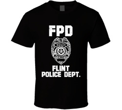 Flint Michigan Police Department Dept Fpd Officer Custom Usa City T Shirt Flint Michigan Police Department Dept Fpd Officer Custom Usa City T Shirt