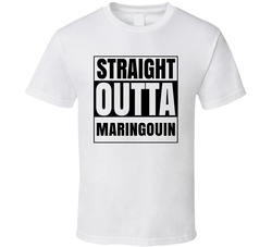 Straight Outta Maringouin Louisiana City Compton Parody T Shirt