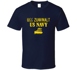 Uss Zumwalt Us Navy Ship Crew T Shirt
