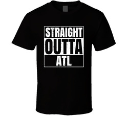 Straight Outta Atl Atlanta Ga Airport Code Flying T Shirt Straight Outta Atl Atlanta Ga Airport Code Flying T Shirt