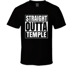 Temple Pa University College Straight Outta Graduation Parody Fan T Shirt Temple Pa University College Straight Outta Graduation Parody Fan T Shirt