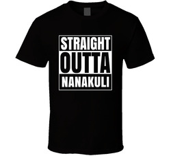 Straight Outta Nanakuli Hawaii City Parody T Shirt Straight Outta Nanakuli Hawaii City Parody T Shirt