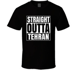 Straight Outta Tehran Airport Code Parody T Shirt Straight Outta Tehran Airport Code Parody T Shirt
