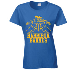 Harrison Barnes This Girl Loves Heart Golden State Basketball Ladies T Shirt Harrison Barnes This Girl Loves Heart Golden State Basketball Ladies T Shirt