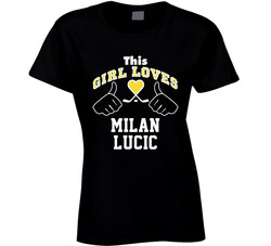 This Girl Loves Milan Lucic Boston Hockey Fan Sports Ladies T Shirt This Girl Loves Milan Lucic Boston Hockey Fan Sports Ladies T Shirt