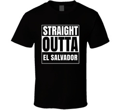 Straight Outta El Salvador Country Pride Compton Parody T Shirt Straight Outta El Salvador Country Pride Compton Parody T Shirt