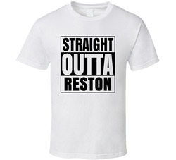 Straight Outta Reston Virginia City Compton Parody T Shirt Straight Outta Reston Virginia City Compton Parody T Shirt
