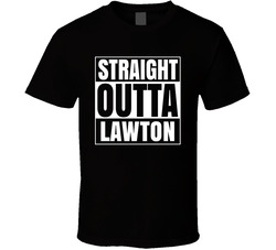 Straight Outta Lawton Michigan City Parody T Shirt Straight Outta Lawton Michigan City Parody T Shirt