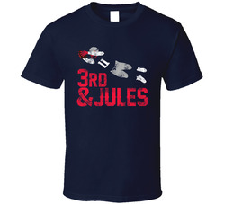 3rd And Jules Julian Edelman New England Football Fan Grunge Look T Shirt 3rd And Jules Julian Edelman New England Football Fan Grunge Look T Shirt