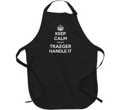 Keep Calm And Let Traeger Handle It Cool Name Parody Apron Keep Calm And Let Traeger Handle It Cool Name Parody Apron
