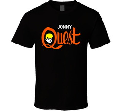 Jonny Quest Tv Cartoon Retro Black T Shirt Jonny Quest Tv Cartoon Retro Black T Shirt