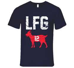 Brady Goat Lfg New England Football Fan T Shirt
