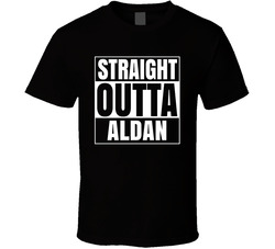 Straight Outta Aldan Pennsylvania City Parody T Shirt Straight Outta Aldan Pennsylvania City Parody T Shirt